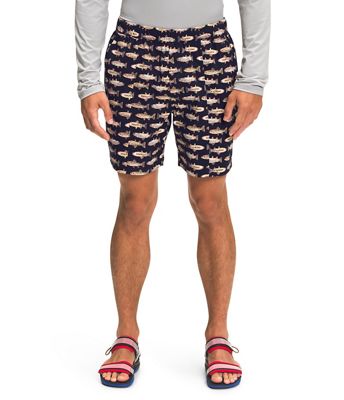 The North Face Mens Printed Class V Pull-On Short