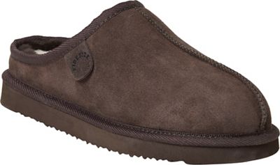 Fireside by Dearfoams Men's Grafton Genuine Shearling Clog Slipper