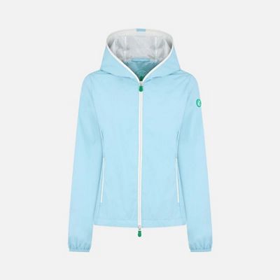 Save The Duck Womens Stella Hooded Rain Jacket