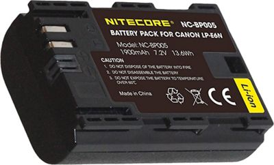 Nitecore NC-BP005 Camera Battery Compatible with Canon LP-E6N