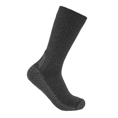 Carhartt Men's Force Grid Midweight Synthetic-Merino Wool Blend Crew Sock