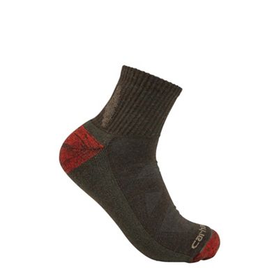 Carhartt Men's Midweight Merino Wool Blend Quarter Sock