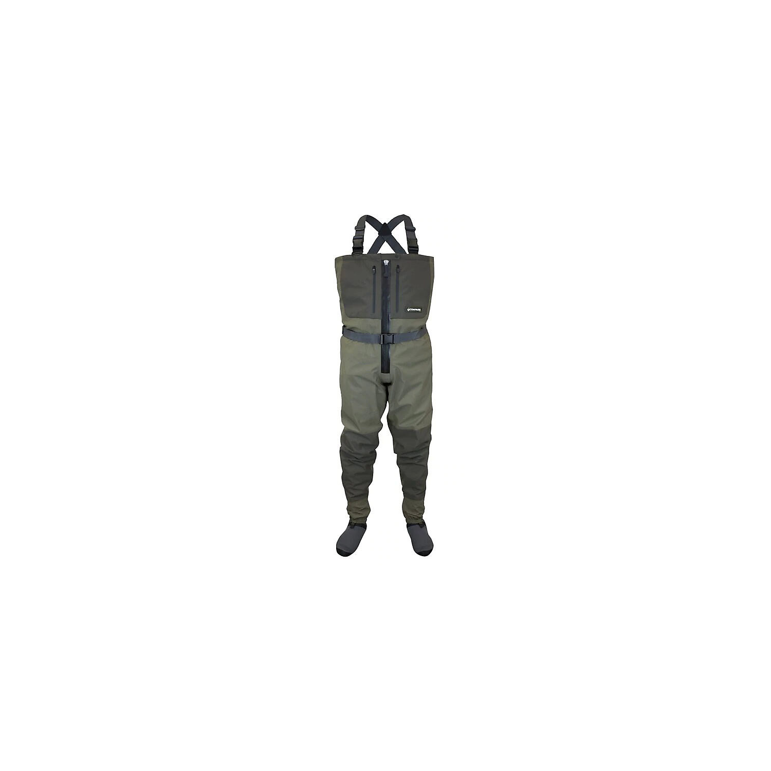 Compass360 Mens Deadfall-Z Stout Zip Breathable Chest Wader