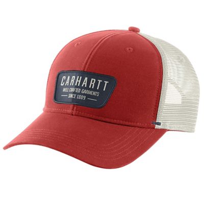 Carhartt Men's Canvas Mesh-Back Crafted Patch Cap