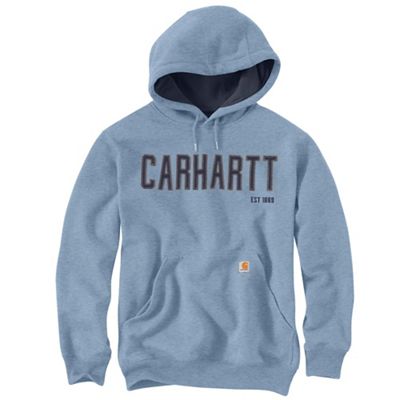 Carhartt Men's Loose Fit Midweight Felt Logo Graphic Sweatshirt