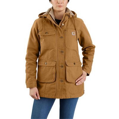 Carhartt Women's Brown Polyester Puffer Vest (Small) in the Work Jackets &  Coats department at