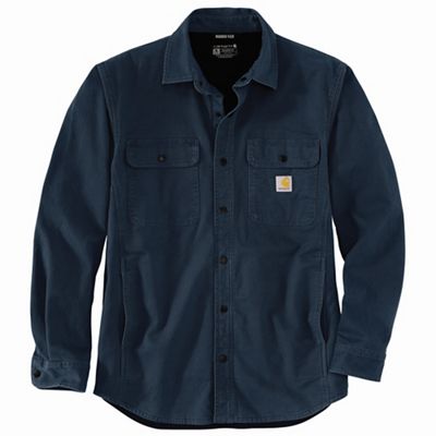 Carhartt Men's Rugged Flex Relaxed Fit Canvas Fleece-Lined Shirt Jacket