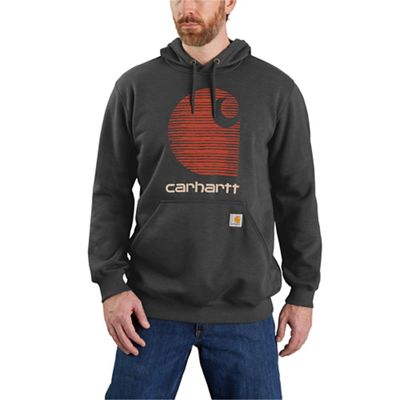 Carhartt Men's Rain Defender Loose Fit Midweight C Logo Graphic Sweatshirt
