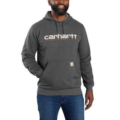 Carhartt Women's Relaxed Fit Rain Defender Graphic Sweatshirt, Black