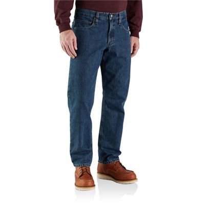 Carhartt Men's Relaxed Fit Flannel-Lined 5 Pocket Jean