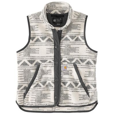 Carhartt Women's Relaxed Fit Fleece Snap-Front Vest