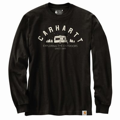 Carhartt Men's Relaxed Fit Heavyweight LS Camper Graphic T-Shirt