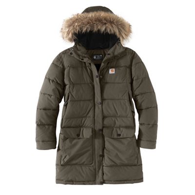 Carhartt Women's Loose Fit Washed Duck Insulated Biberall