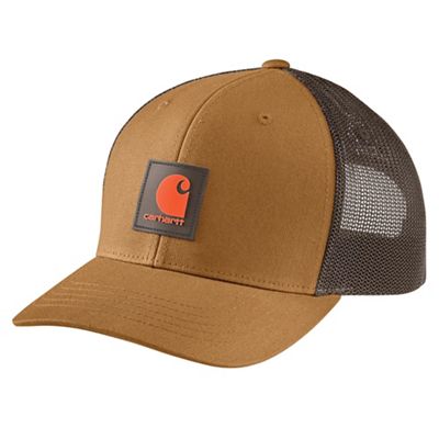 Carhartt Men's Rugged Flex Twill Mesh-Back Logo Patch Cap