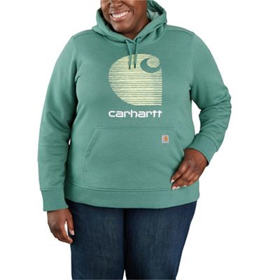 Carhartt Women's Rain Defender Relaxed Fit Midweight C Logo Graphic Sweatshirt