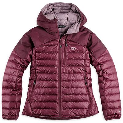 Outdoor Research Women's Helium Down Hooded Jacket - Plus