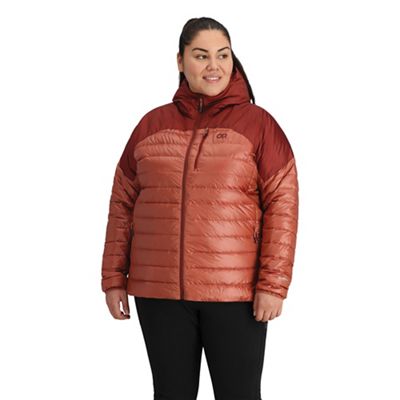 Outdoor Research Women's Helium Down Hooded Jacket - Plus