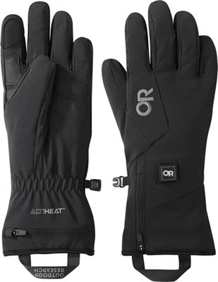 The Heat Company Heat 2 Softshell Mittens/Gloves (Size 9, Black)