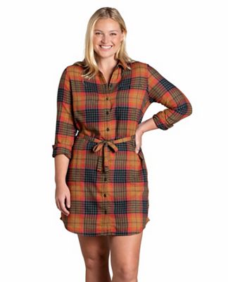 Toad & Co Women's Re-Form Flannel Shirtdress