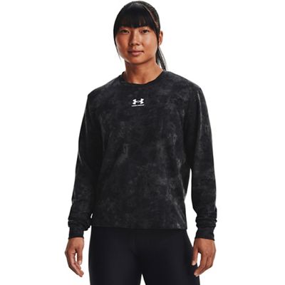 Under Armour Women's Rival Terry Printed Crew