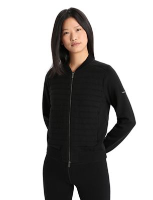 Icebreaker Women's ICL Zoneknit Insulated Knit Bomber Jacket