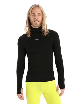 Icebreaker Mens Merino LS Roll Neck Top