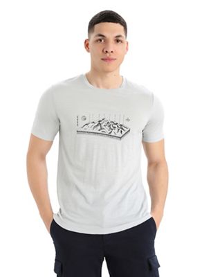 Icebreaker Mens Tech Lite II SS Tee - Alps 3D