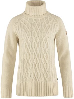 Fjallraven Women's Ovik Cable Knit Roller Neck Sweater