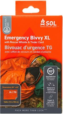 Adventure Medical Kits Emergency Bivvy XL w/ Rescue Whistle