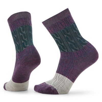 Smartwool Women's Everyday Color Block Cable Crew Sock