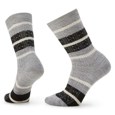 Smartwool Women's Everyday Striped Cable Crew Sock