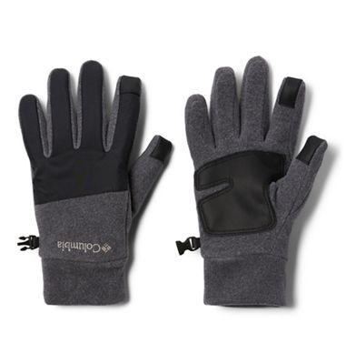 Eddie Bauer on The Move Fleece Gloves - Grey - Size S