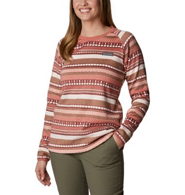 Dark Coral Apres Stripe Print