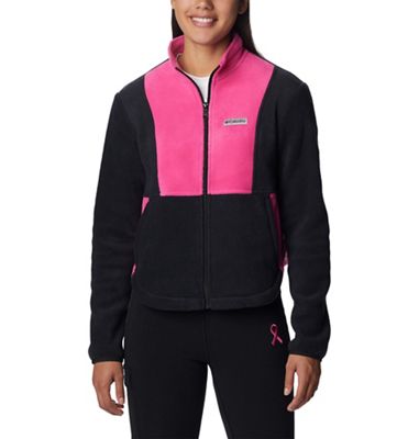 Columbia Women's Tested Tough In Pink Colorblock Full Zip Jacket
