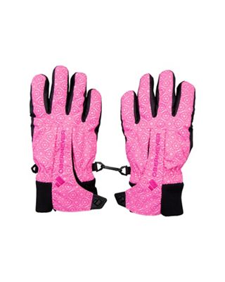 Navy/Pink, 13-14 Years Manbi Kids Carve Ski Glove 