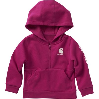 Carhartt Infant Girls' Half Zip LS Sweatshirt