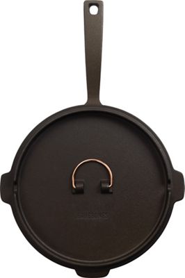 Backcountry Iron 12 Inch Round Large Pre-Seasoned Cast Iron Skillet