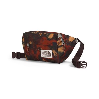 The North Face Berkeley Crossbody Bag: Brandy Brown Evolved Texture Print/Brandy Brown