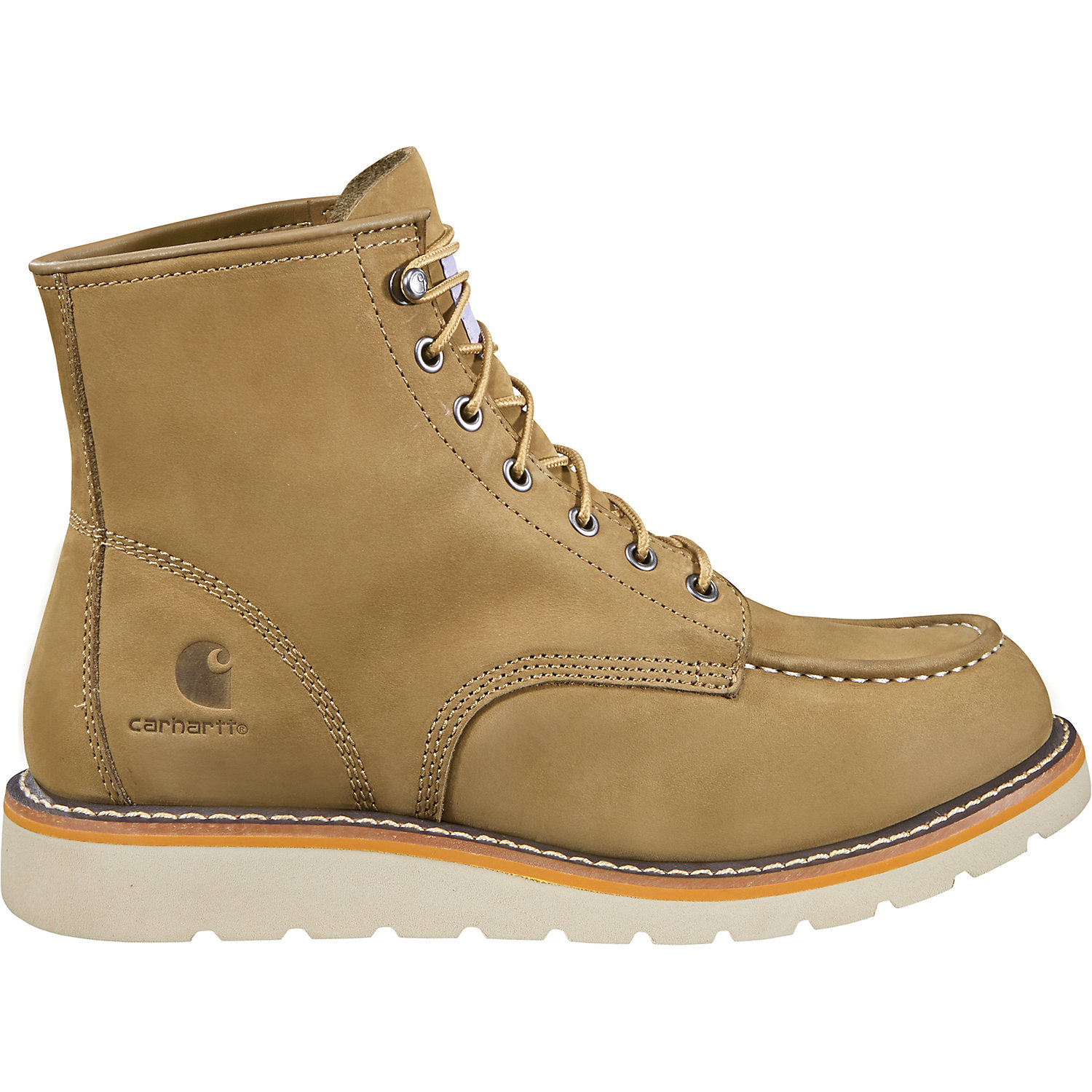 Carhartt Mens 6 Inch Moc Toe Wedge Boot - Non-Safety Toe