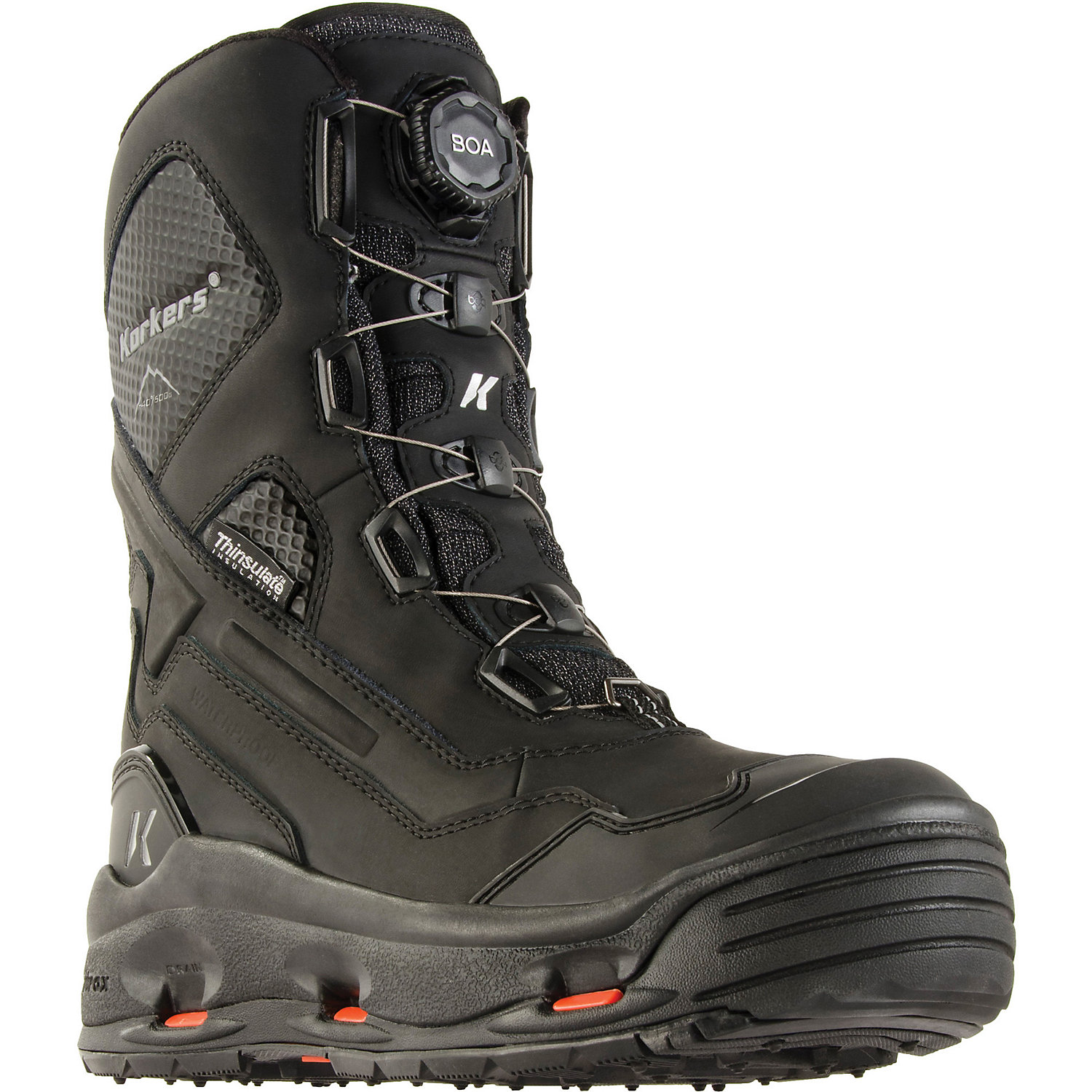 Korkers Mens Polar Vortex 600g Boot with SnowTrac Sole
