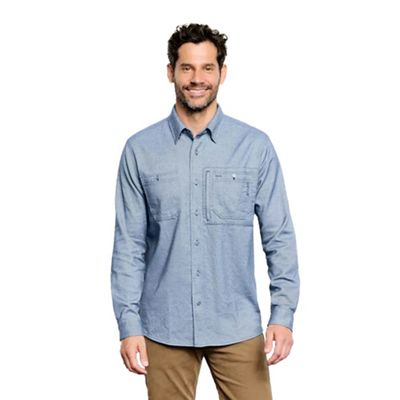 Orvis Men's Flat Creek Solid Tech Flannel Shirt