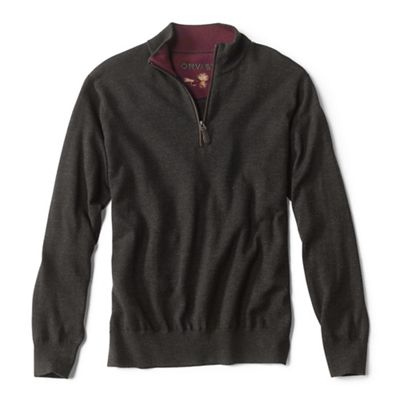 Orvis Men's Merino Wool Quarter-Zip 2.0 Sweater - Moosejaw
