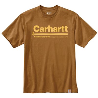 Carhartt Men's Relaxed Fit Heavyweight SS Outdoors Graphic T-Shirt
