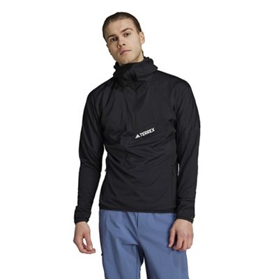 Adidas Men's Techrock Ultralight Half-Zip Hooded Flooce Jacket