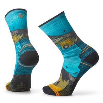 Smartwool Men's Hike Light Cushion Great Excursion Printed Crew Sock