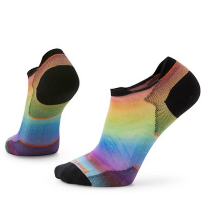 Smartwool Run Zero Cushion Pride Rainbow Printed Low Ankle Sock