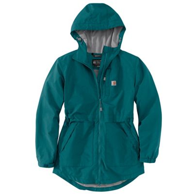 Carhartt Women's Rugged Flex Relaxed Fit Canvas Jacket - Xs - Blue Surf