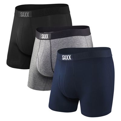 SAXX Men's Droptemp Cooling Mesh Boxer Brief Fly - 3 Pack