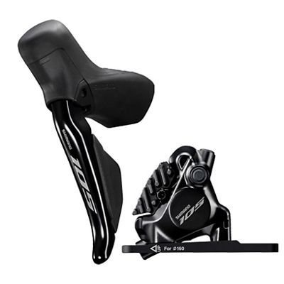 Shimano 105 Di2 ST-R7170 Hydraulic Disc Brake/Shift Lever Kit (Black) (Flat  Mount) (Left) (2x) - Performance Bicycle