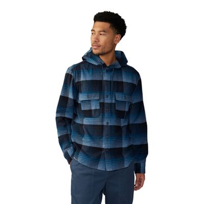 Mountain Hardwear Men's Cotton Flannel LS Hooded Shirt